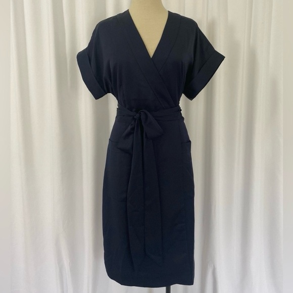 J. Crew Dresses & Skirts - J. Crew Wrap Midi Dress (kimono style)
